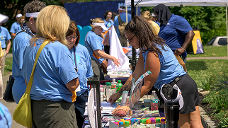 Attendees browse event resources