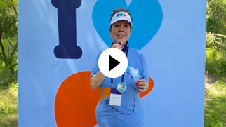 Watch attendees share what surprised them most about the giant inflatable liver